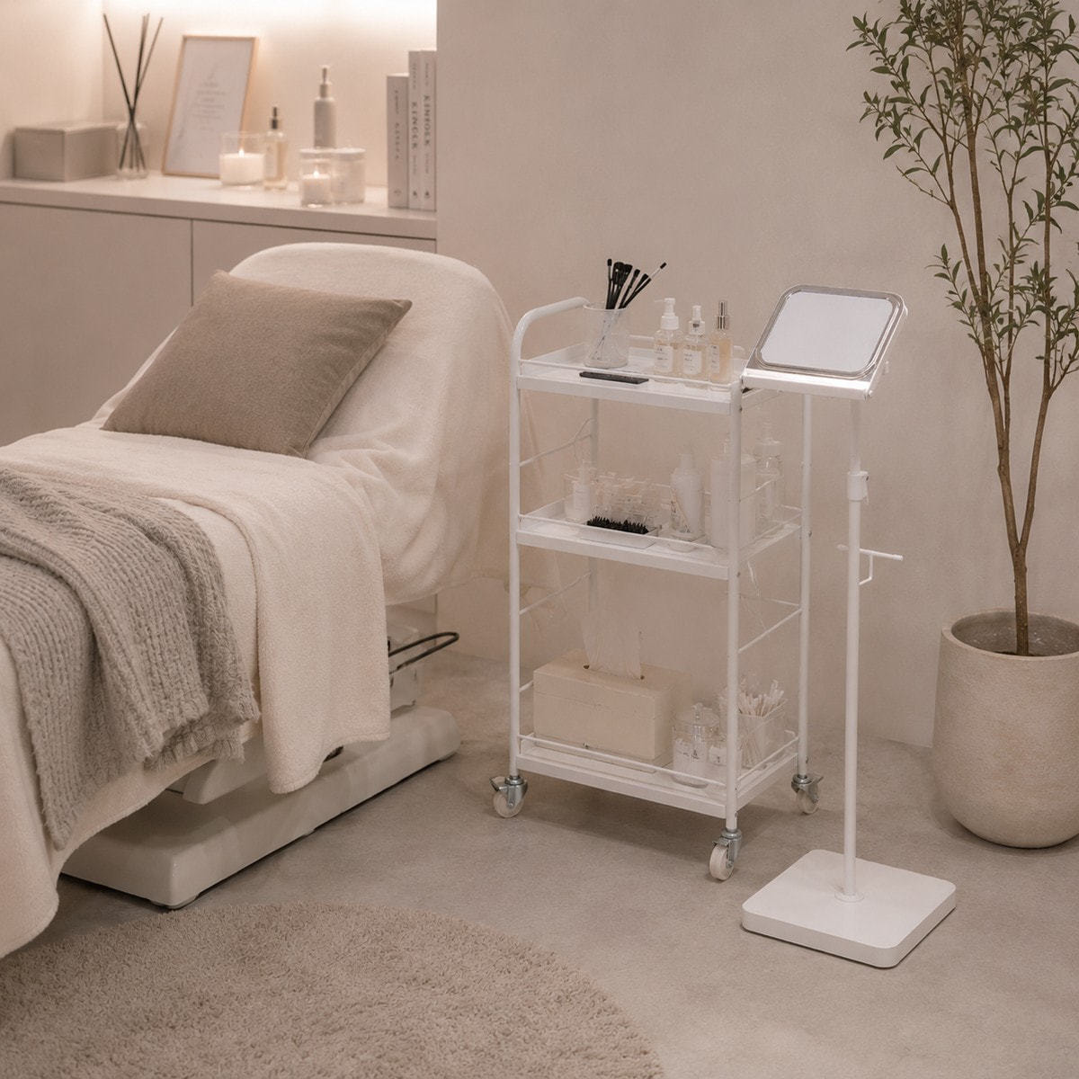 LITUNE 美顔器 ホワイト 充電器・スタンド付 SONITUNE 美顔器 ホワイト 充電器付き 【公式通販】