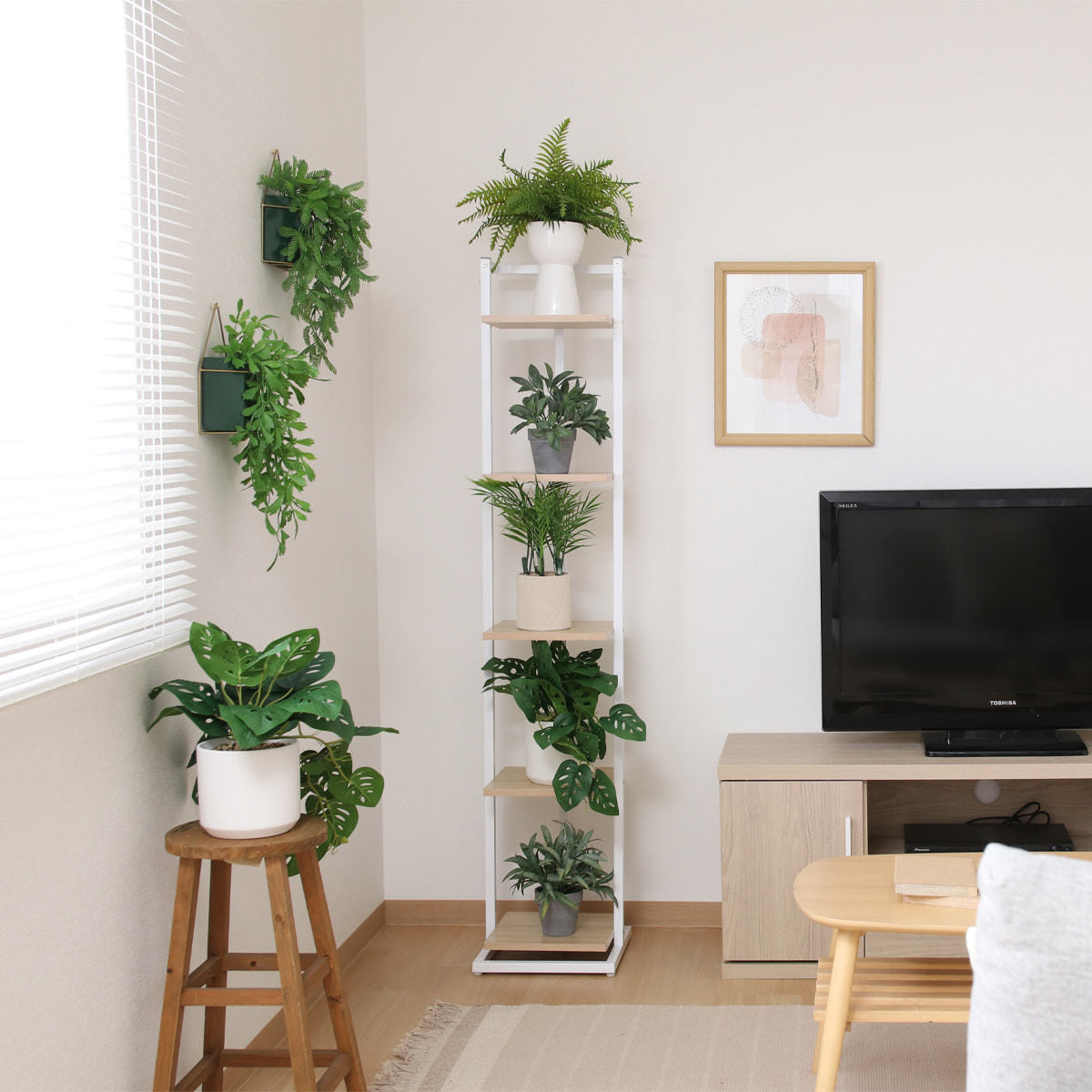 ディスプレイスタンド スリム WH（63766）の通販・卸売り | アイ