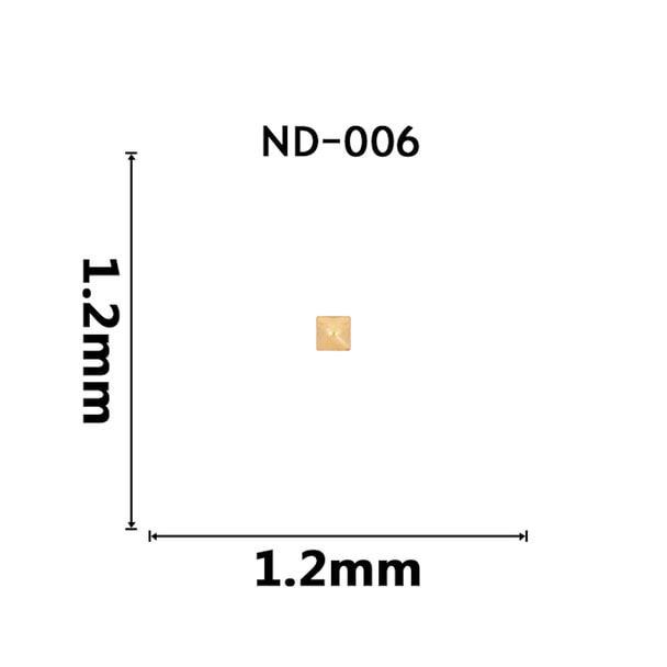 【ND006】NAILTAS（ネイルタス）ネイルデコパーツ メタルスクエア