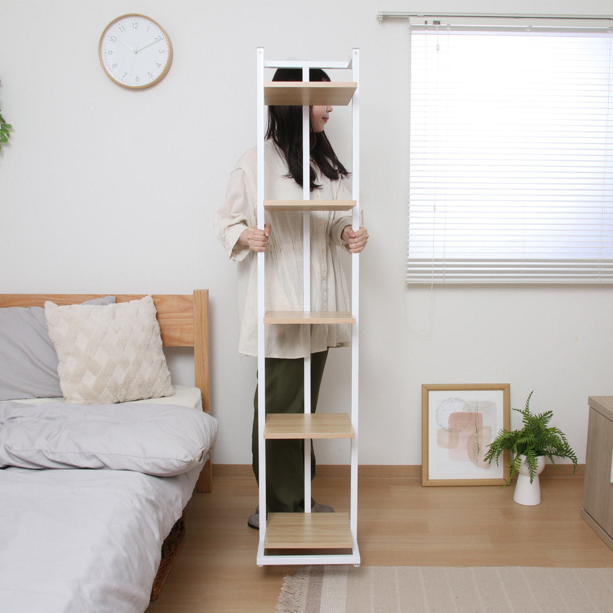 ディスプレイスタンド スリム WH（63766）の通販・卸売り | アイ