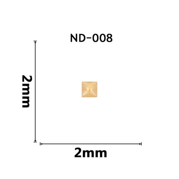 【ND008】NAILTAS（ネイルタス）ネイルデコパーツ メタルスクエア 1