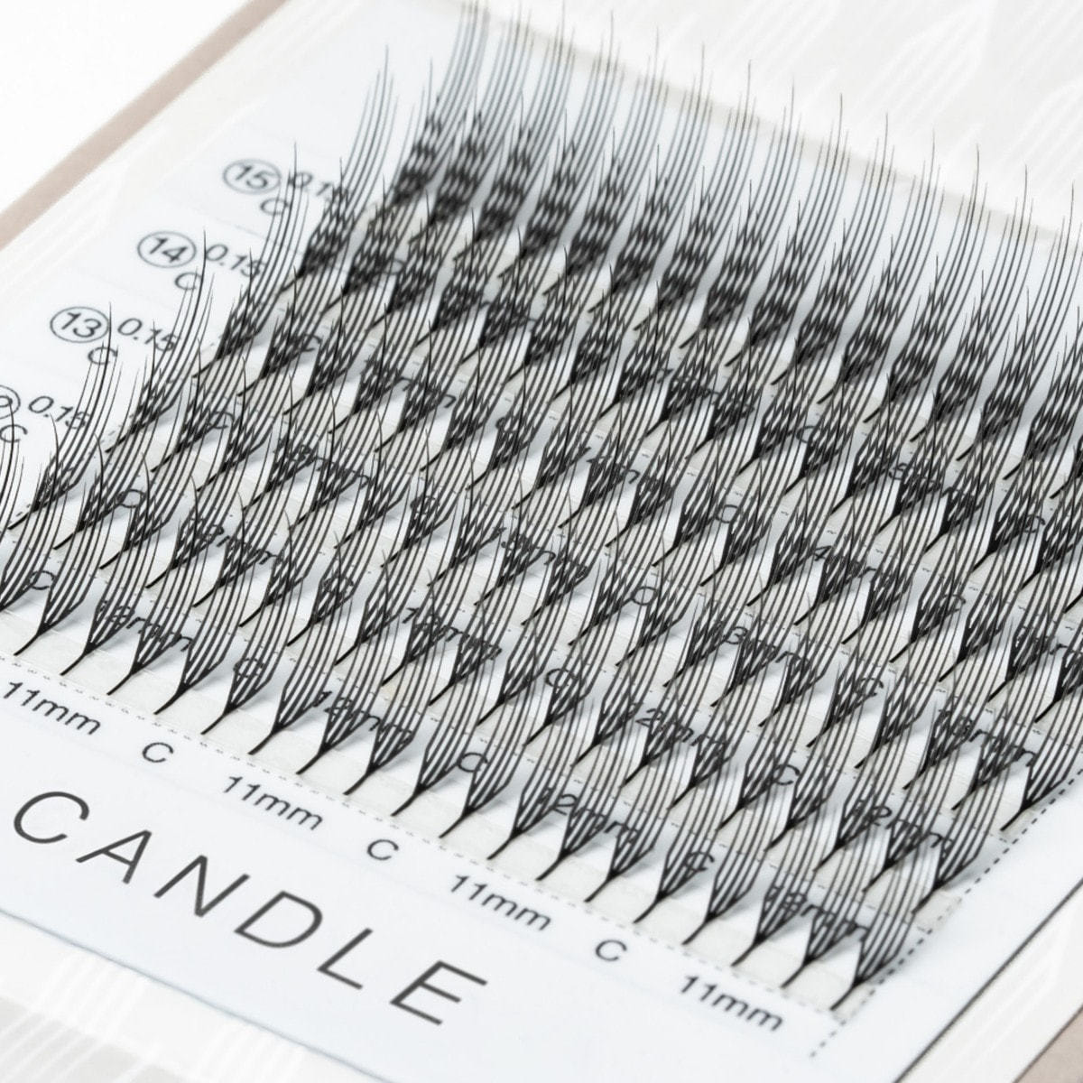 キャンドルラッシュ［CCカール 太さ0.15 長さ8-15MIX］の通販・卸売り