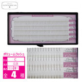 【プラチナミンクラッシュ】ワンタッチボリューム Cカール[太さ0.05][長さ8mm]