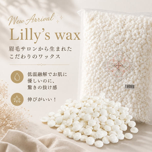 【Lilly's wax】リリーズワックス 500g 1