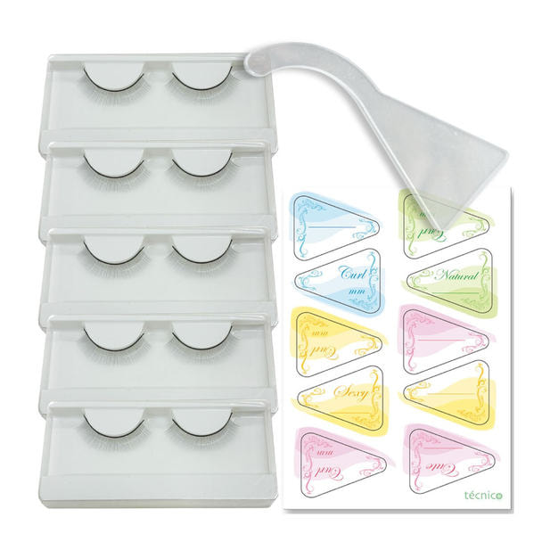 つけまつ毛　５点セット テクニコ】テスタープレート＆つけまつ毛（5個）セットの通販・卸売り