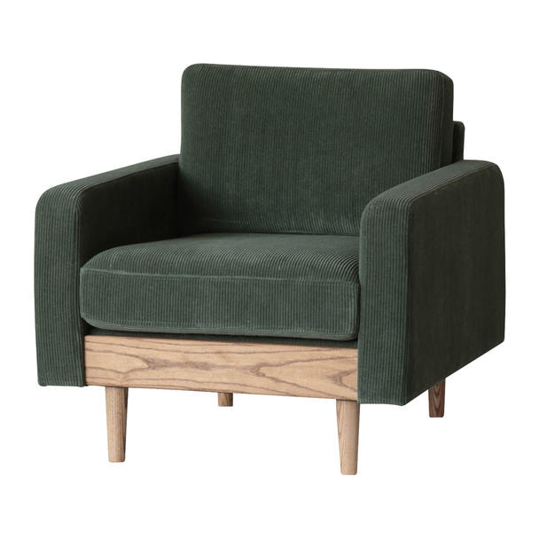 フリート ソファ 1P ジャガードモスグリーン（402639）の通販・卸売り