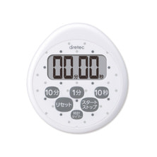 時計付防水タイマーT-565 ホワイト