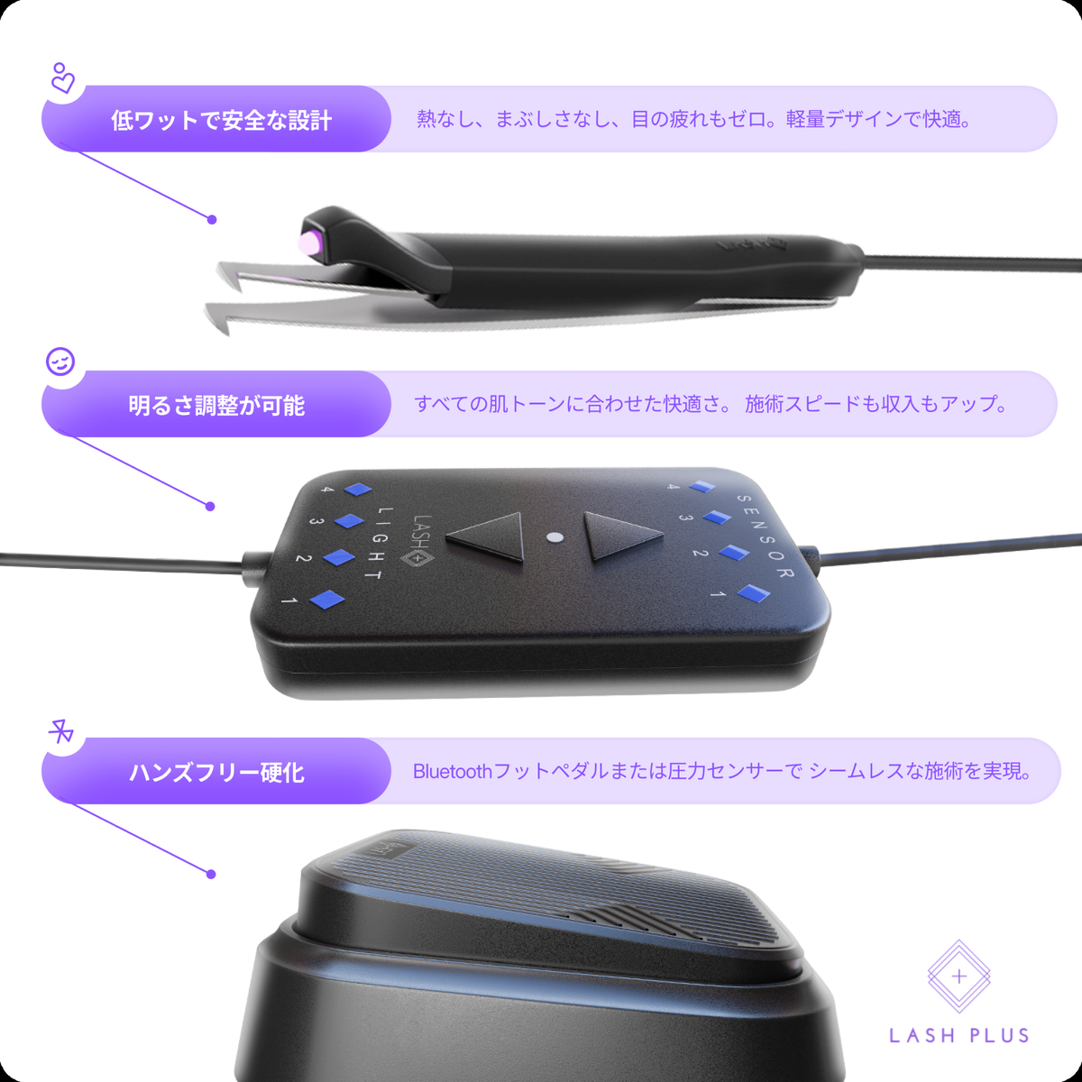 LASH PLUS】Lash Plus LED Tweezer 2.0（単品）の通販・卸売り | アイ