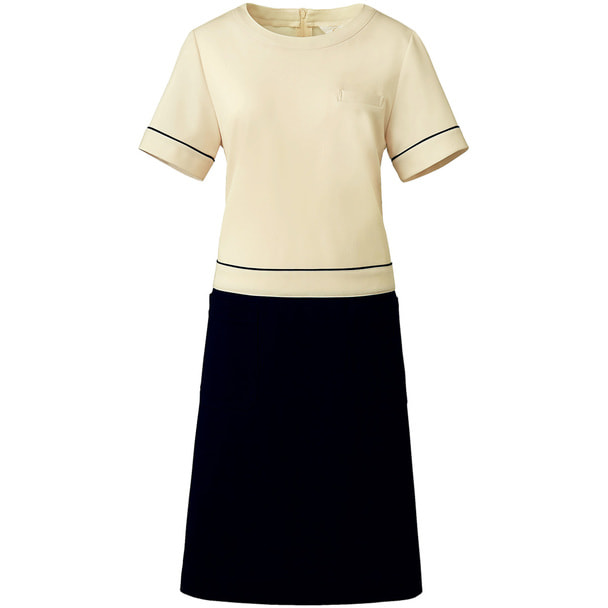 ワンピースCL-0202（11号）（ベージュ） 1