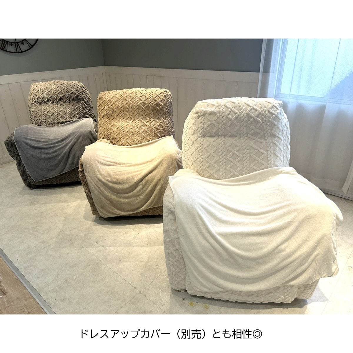 Petit Pro.】フリースブランケット（W85×H170cm）お得な3点セットの