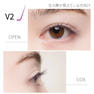 フラットラッシュ1列＜マットブラック＞[V2カール太さ0.15長さ8mm] 13