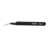 【VETUS】帯電防止ツイーザー[BLACK] ESD-17