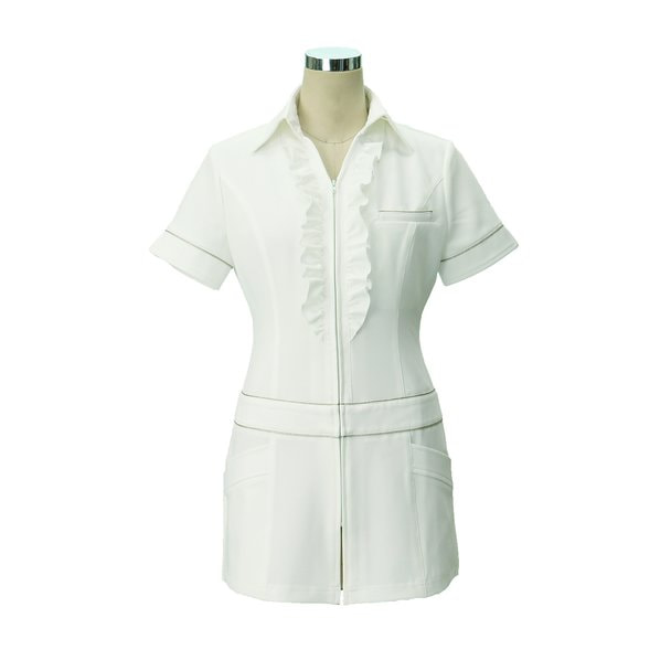 ティナスーツ S23 （M）（ホワイト×シルバーベージュ） 1