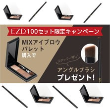 【EZD】MIXアイブロウパレット購入でアングルブラシ1本プレゼント！