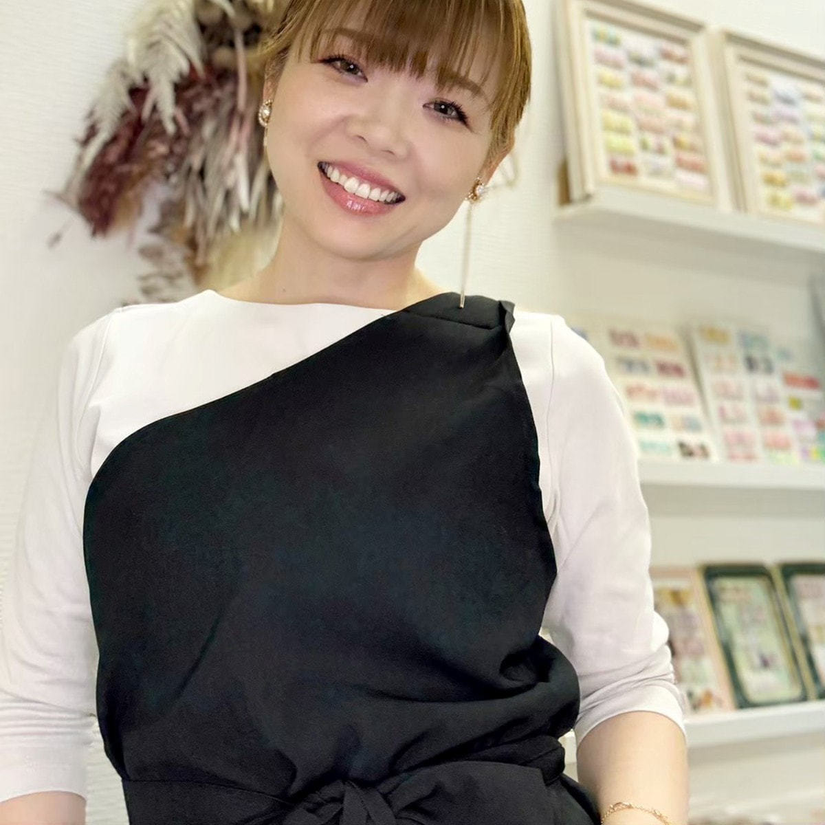 Star Bit's 鯨岡先生監修 撥水サロンエプロン ブラックの通販・卸売り