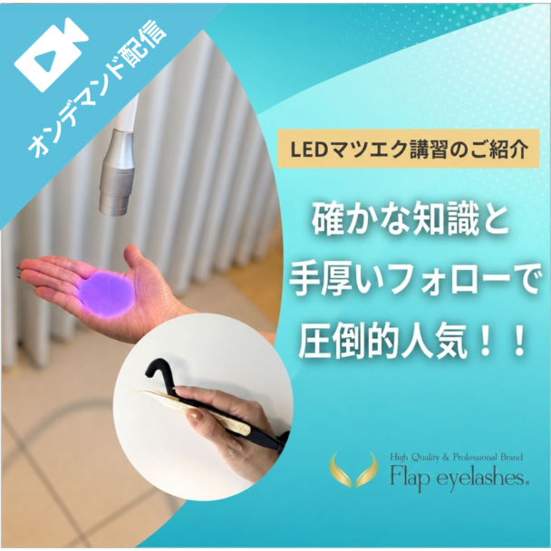 【最新技術】Flap eyelashes のLEDはここが違う！