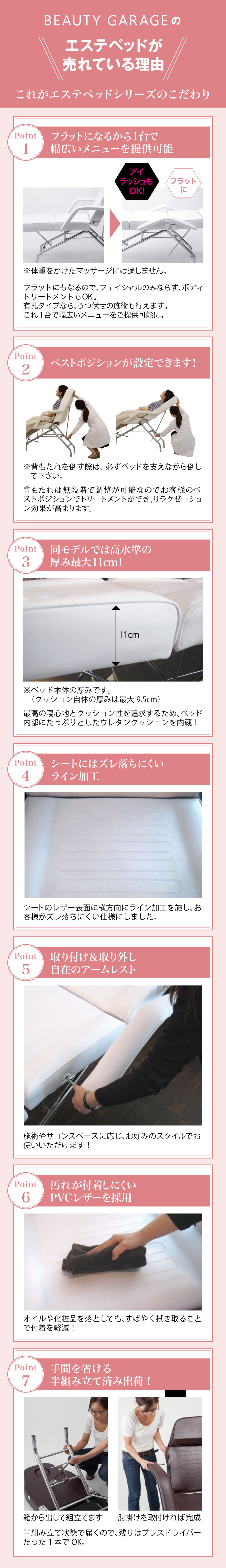 スタンダードエステベッドF-201（有孔）ホワイトの通販・卸売り | アイ